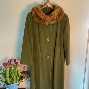60’s Vintage Coat Perfection Silk and Wool HP!
